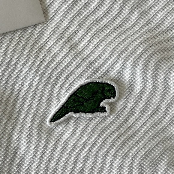 NEW Lacoste Save Our Species Limited Edition Condor Medium White Polo Shirt - Picture 4 of 8